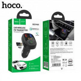 Hoco DE35 Car Wireless FM Transmitter With QC 3.0 ChargeR BAHRAIN CAR CHARGER Gamers Point 9.000 