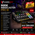 RØDECaster Pro II – Professional Podcast & Streaming Production Studio-Ganerspoint