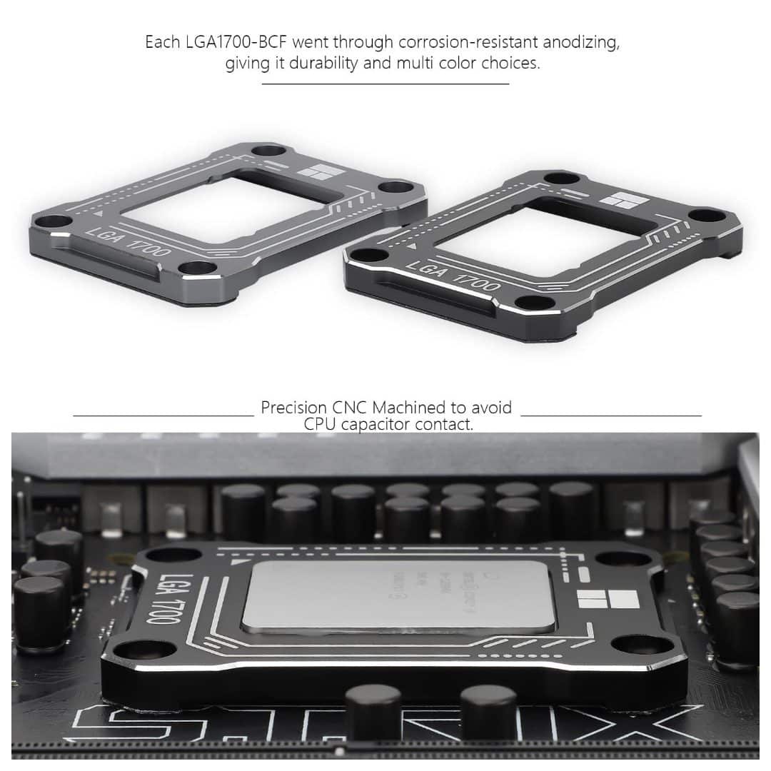 طقم دعامة إطار تصحيح تلامس وحدة المعالجة المركزية Thermalright مع معجون حراري لمعالجات LGA 1700 (معالجات الجيل 12، 13، 14) | Gamers Point البحرين