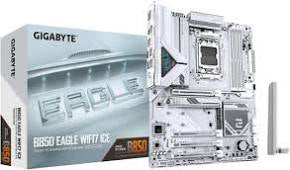 Gigabyte B850 EAGLE WIFI7 ICE AM5 ATX Motherboard - White | Gamers Point Bahrain