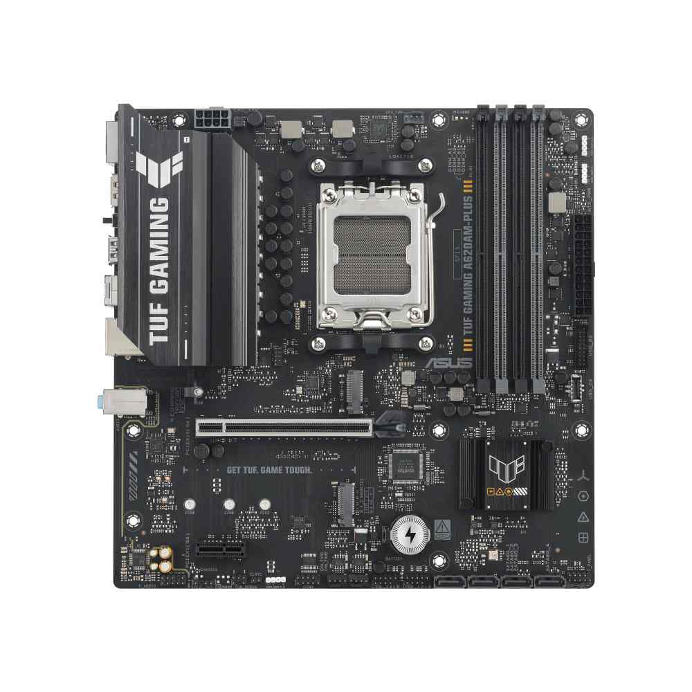 ASUS TUF GAMING A620AM-PLUS AMD A620A AM5 Micro-ATX Motherboard | Gamers Point Bahrain