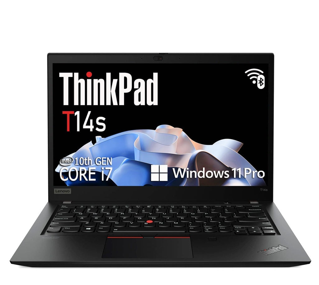 Lenovo ThinkPad T14s Gen 1 14" Core i7 10th Gen 16GB RAM 512GB SSD Refurbished Laptop, supplier model photo 1