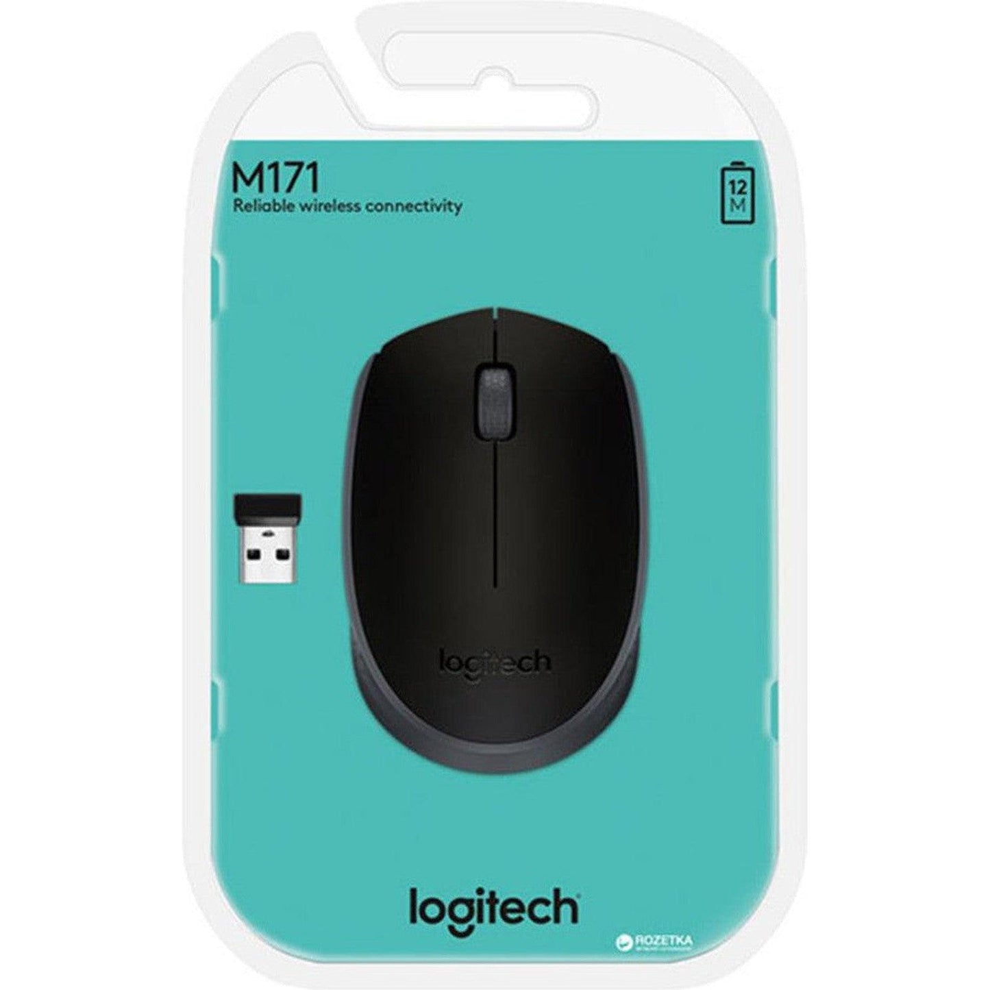 Logitech Mouse M171 Wireless Nano - Black/Red/Blue Mouse Gamers Point 4.000 