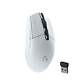 Logitech G305 LIGHTSPEED Wireless Gaming Mouse, Hero 12K Sensor, 12,000 DPI, Lightweight, 6 Programmable Buttons, 250h Battery Life, On-Board Memory, PC/Mac - White Logitec MOUSE  Gamers Point