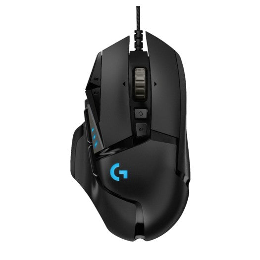 Logitech G502 HERO High Performance Wired Gaming Mouse, HERO 25K Sensor, 25,600 DPI, RGB, Adjustable Weights, 11 Programmable Buttons