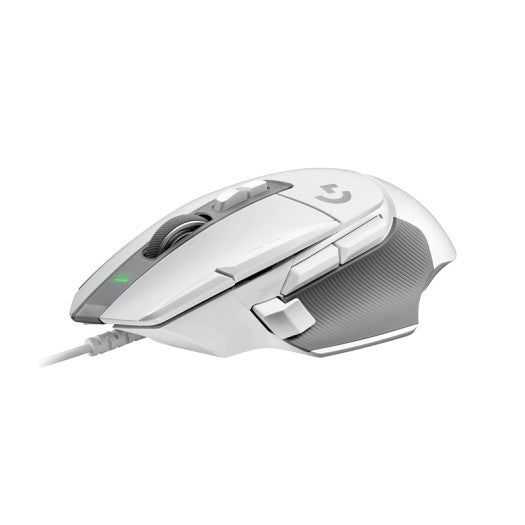 Logitech G502 X Wired Gaming Mouse - LIGHTFORCE hybrid optical-mechanical primary switches, HERO 25K gaming sensor, compatible with PC - macOS/Windows - White