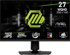 MSI MAG 275QPF X30 27 inch WQHD 300Hz black gaming monitor front product image