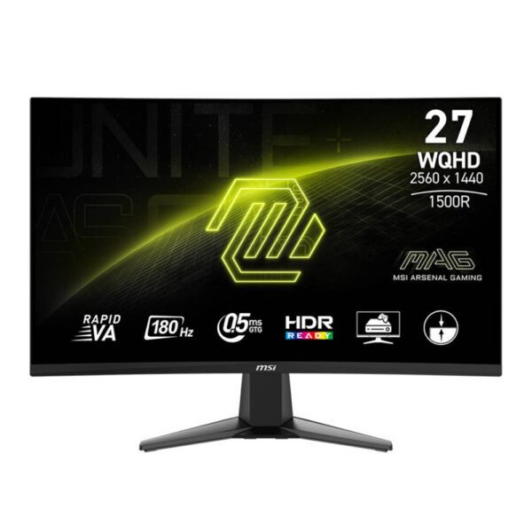 MSI MAG 27CQ6F 27" WQHD Rapid VA, 180Hz, 0.5ms Gaming Monitor - Now Buy From Gamers Point Store Arad With Best Discounted Price  Call Us Now +973-36820393  Delivery available to all bahrain QHD (2K) Gamers Point 149.000 