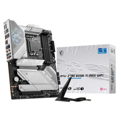 MSI MPG Z790 Edge Ti MAX WiFi DDR5 Gaming Motherboard - Now Buy From Gamers Point Store Arad With Best Discounted Price Call Us Now +973-36820393 Delivery available to all bahrain Intel Motherboard Gamers Point 159.000 