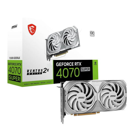 MSI RTX 4070 Super 12GB Ventus 2X White OC Graphics Card - Now Buy From Gamers Point Store Arad With Best Discounted Price Call Us Now +973-36820393 Delivery available to all bahrain Graphics Card (GPU) Gamers Point 289.000 