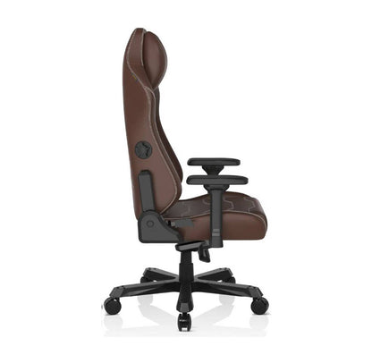 DXRacer Master Series Gaming Chair V2, Microfiber Leather, 4D Armrests, Multi-functional Tilt, 3" Casters, High Density Mold Shaping Foam, 220lbs Recommended Weight, Brown | DMC-I238S-C-A3