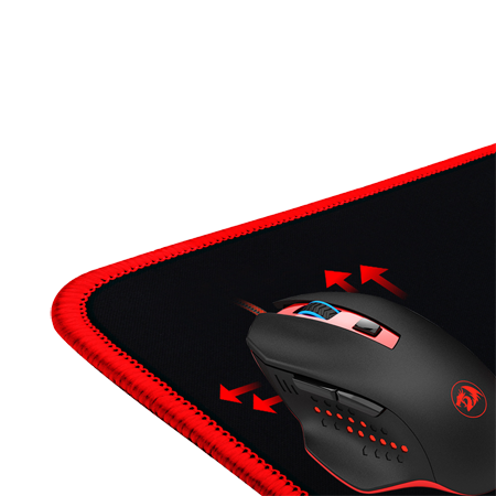 Redragon P003 Suzaku Huge Gaming Mouse Pad Mat, with Special-Textured Surface, Silky Smooth, Non-Slip Backing, Waterproof Surface, Stitched Edges, 31.50 x 11.81 x 0.12 inches MOUSEPAD Gamers Point 9.000 