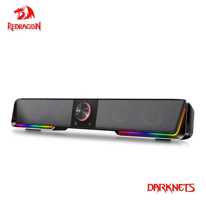 REDRAGON GS570 Darknets Support Bluetooth Wireless aux 3.5 surround RGB speakers column sound bar for computer PC loudspeakers - bahrain