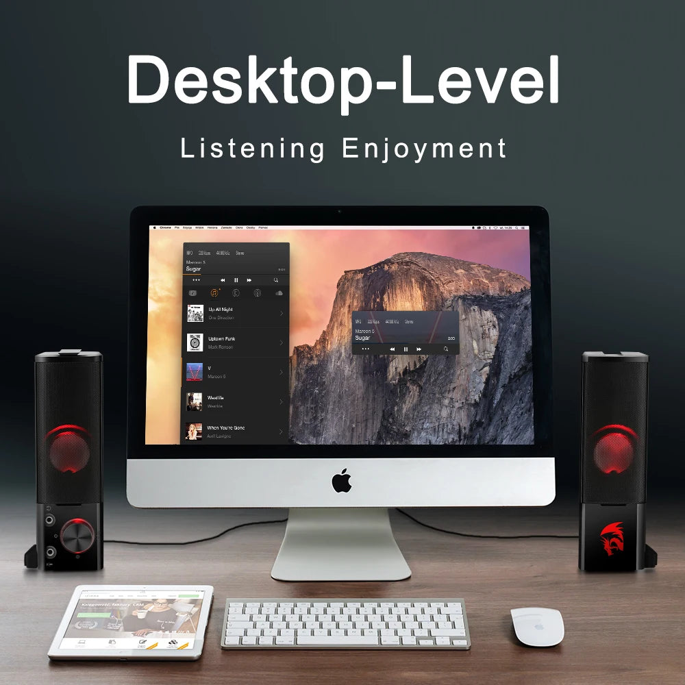 Portable Speaker Portable Speaker | Surround Sound Speakers Pc - Gs550 Aux 3.5mm - bahrain Redragon Speakers  Gamers Point