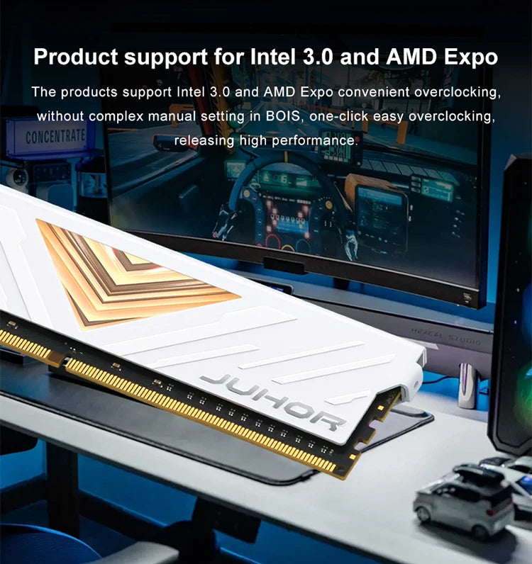 JUHOR RAM DDR5 16GB 5600MHz 6000MHz 4800MHz DIY Computer Gaming Desktop Memory