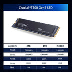 Crucial P3 Plus 1TB 2TB PCIe Gen4 NVMe M.2 SSD Internal Hard Drive(OEM - Gamers Point Bahrain