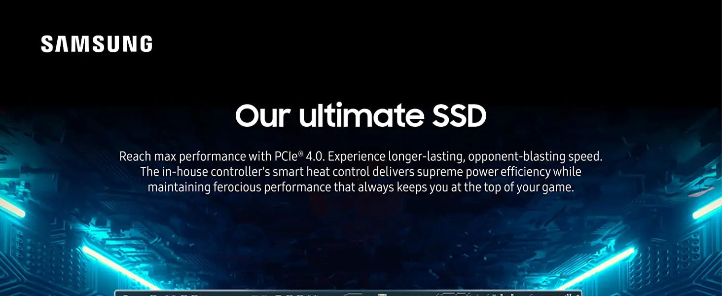 SAMSUNG 990 PRO SSD 4TB PCIe 4.0 M.2 2280 Internal Solid State Hard Drive for High End Computing Gaming Heavy Duty Workstation