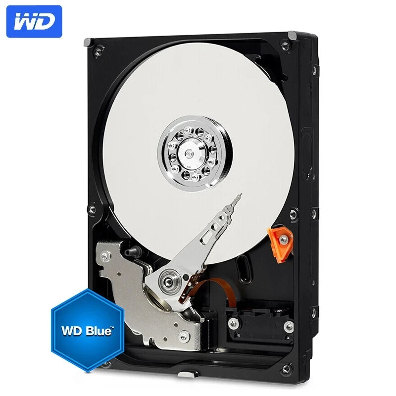 Western Digital WD BLUE 4TB 6TB 3.5" Hard Drive Disk SATA III 5400 RPM 500GB 1T 2TB HD Hard disk For Monitoring Desktop Computer