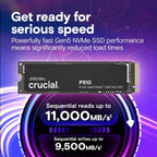 Crucial P510 1TB 2TBGen5 NVMe SSD - PCIe 5.0 M.2 - Gamers Point Bahrain