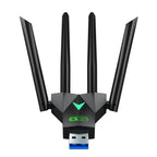 ICANING 1300Mbps Dual-Band USB 3.0 Wi-Fi Adapter (4 Antennas) | Bahrain - Gamers Point Bahrain