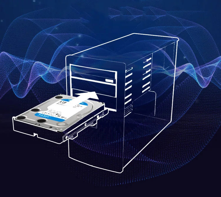 Western Digital WD BLUE 4TB 6TB 3.5" Hard Drive Disk SATA III 5400 RPM 500GB 1T 2TB HD Hard disk For Monitoring Desktop Computer