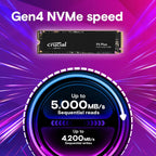 Crucial P3 Plus 1TB 2TB PCIe Gen4 NVMe M.2 SSD Internal Hard Drive(OEM - Gamers Point Bahrain