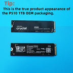 Crucial P510 1TB Gen5 NVMe SSD - PCIe 5.0 M.2 - Gamers Point Bahrain
