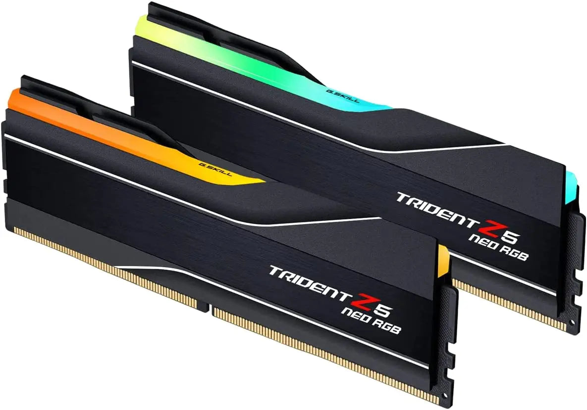 G.Skill DDR5 Trident Z5 NEO RGB Series (16GBx2 )/ (24GBx2)/(32GBx2)Ram 288-Pin SDRAM 6000MHz (AMD Expo) Dual Channel Desktop RAM