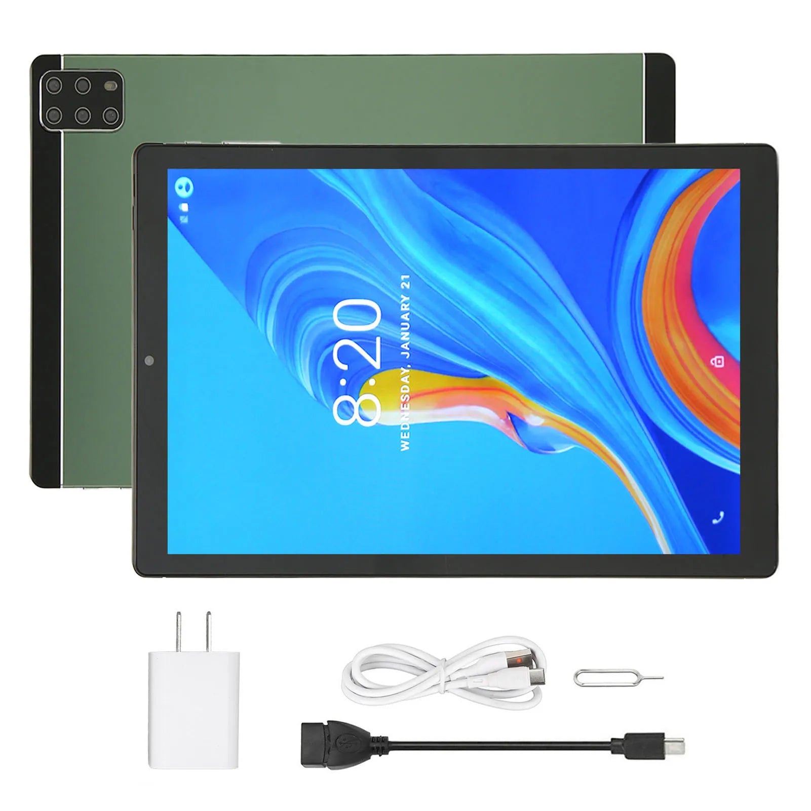 10.1 Inch Tablet for Android 12.0 5G WiFi 6GB 128GB Front 2MP Rear 5MP 10  CPU Tablet PC 5G WiFi Tablet 6GB Tablet Tablet PC