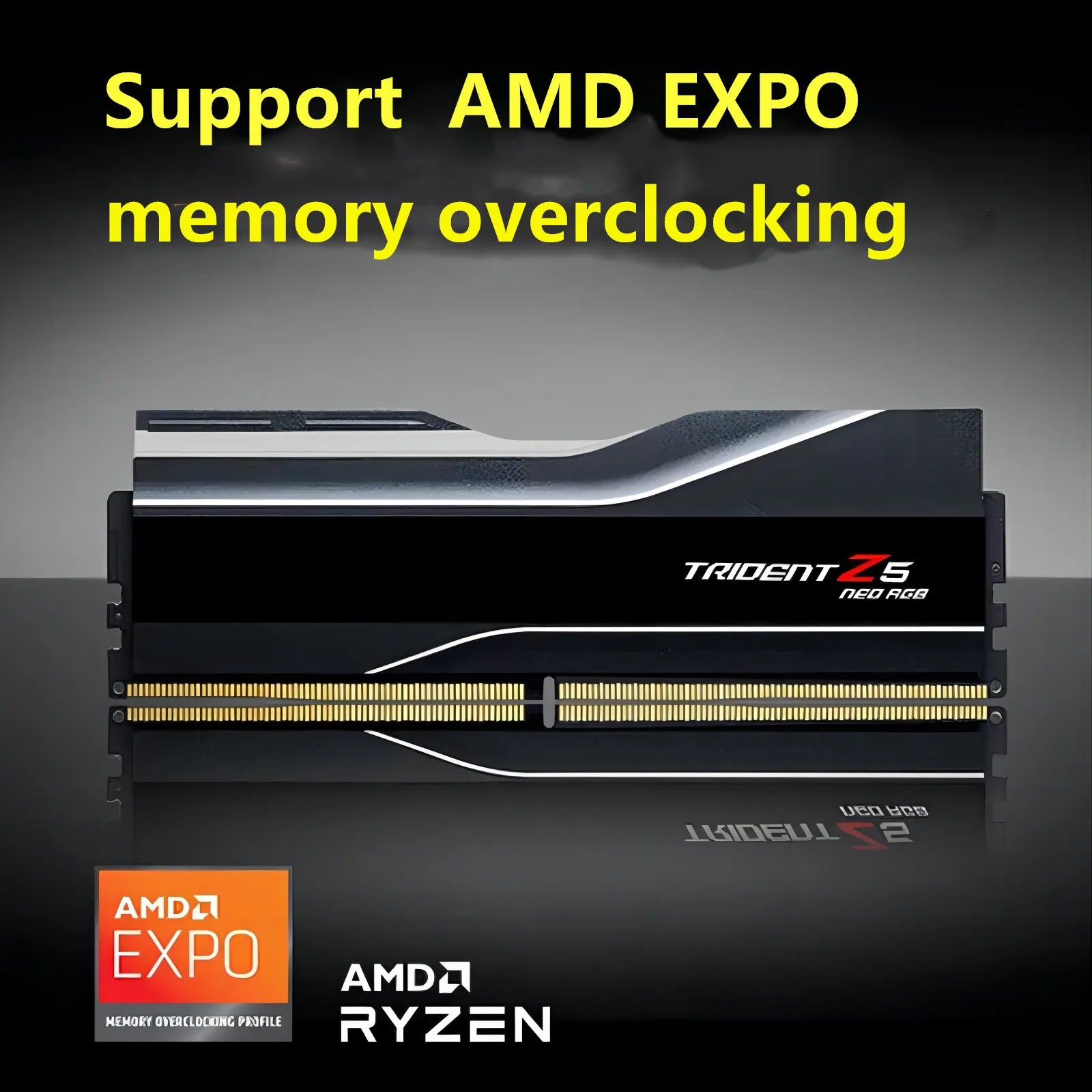 G.Skill DDR5 Trident Z5 NEO RGB Series (16GBx2 )/ (24GBx2)/(32GBx2)Ram 288-Pin SDRAM 6000MHz (AMD Expo) Dual Channel Desktop RAM