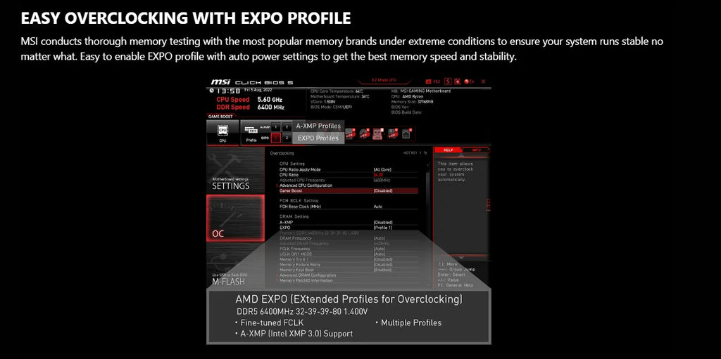 MSI B650M GAMING PLUS WIFI AMD AM5 Motherboard | DDR5 7200+MHz | Ryzen 7000 / 8000 - Gamers Point Bahrain