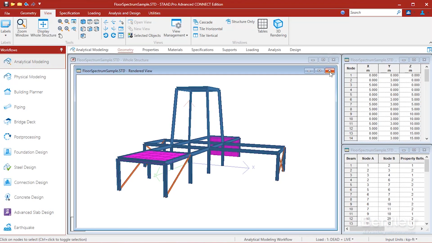 Bentley STAAD.Pro CONNECT Edition – Structural Analysis & Design Software Offline