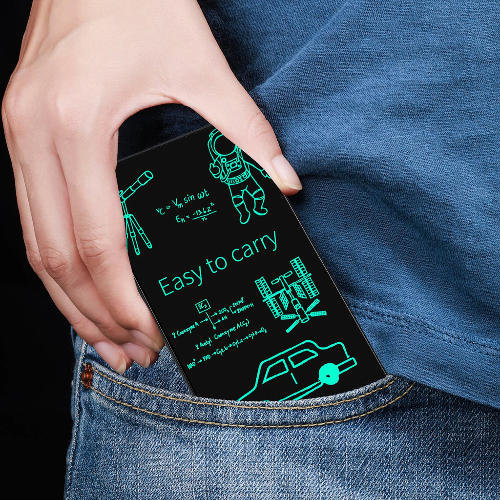 6.5" Full Screen LCD Writing Tablet, Portable Digital Notepad, Lightweight Pocket Design, Ideal For Creative Sketching Drafting