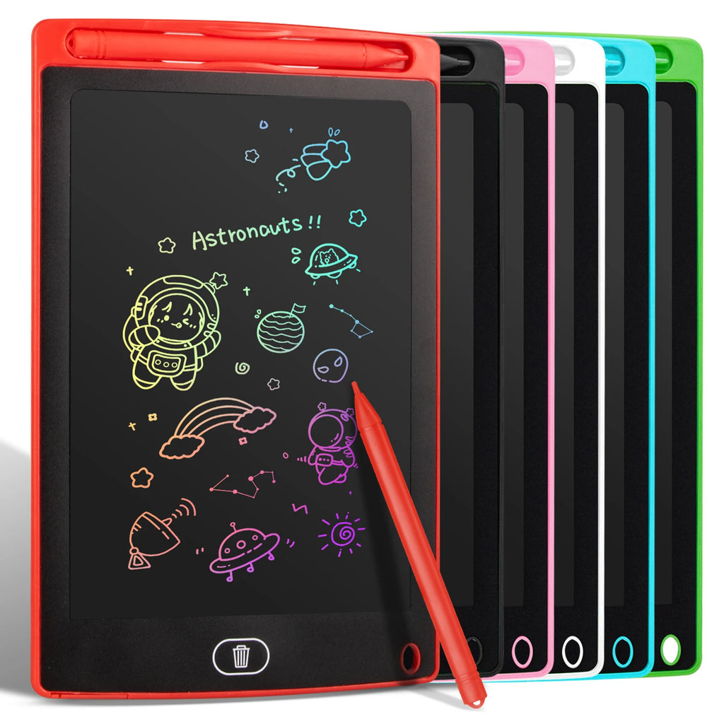 6.5/8.5/10/12 Inch LCD Drawing Tablet for Kids, Rechargeable Erasable Board with Pen, Travel Educational Toy Gift for Boys Girls