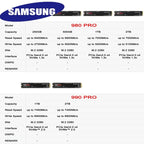 SAMSUNG SSD M2 Nvme 500GB 990 PRO 250GB Internal Solid State Drive 980 1TB hdd Hard - Gamers Point Bahrain