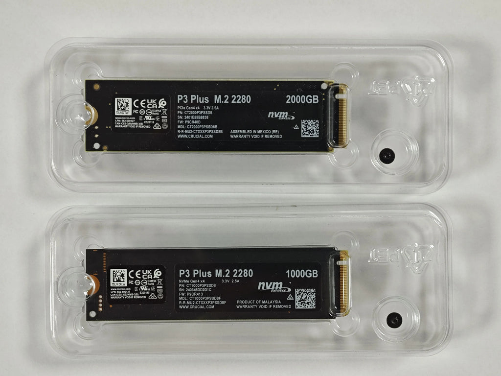 Crucial P3 Plus 1TB 2TB PCIe Gen4 NVMe M.2 SSD Internal Hard Drive(OEM Package)&Crucial NVME 2280 P310 1TB  SSD&Crucial T500 1TB