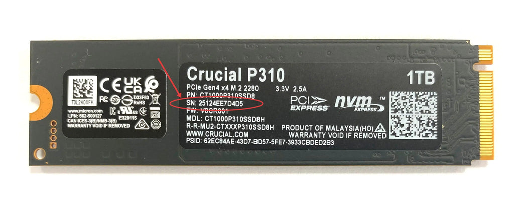 Crucial P3 Plus 1TB 2TB PCIe Gen4 NVMe M.2 SSD Internal Hard Drive(OEM Package)&Crucial NVME 2280 P310 1TB  SSD&Crucial T500 1TB