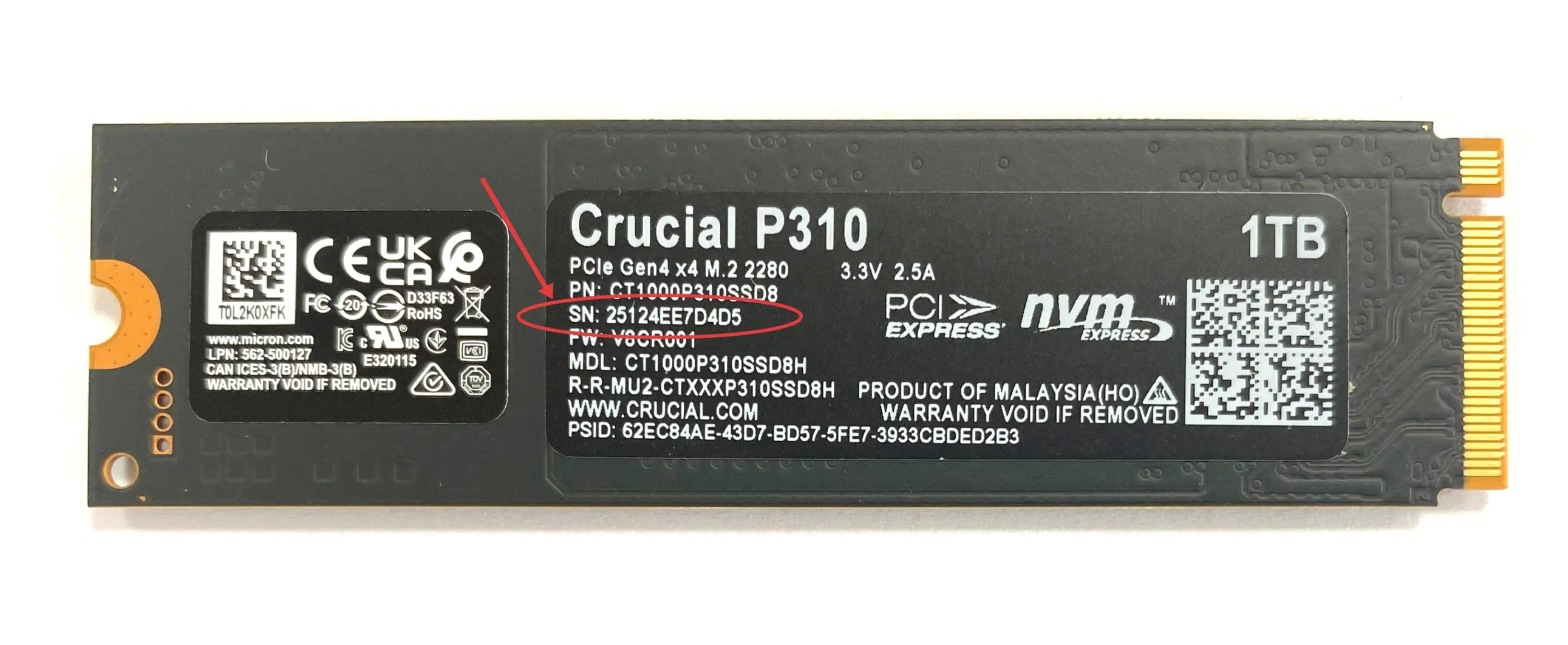 Crucial P3 Plus 1TB 2TB PCIe Gen4 NVMe M.2 SSD Internal Hard Drive(OEM Package)&Crucial NVME 2280 P310 1TB  SSD&Crucial T500 1TB