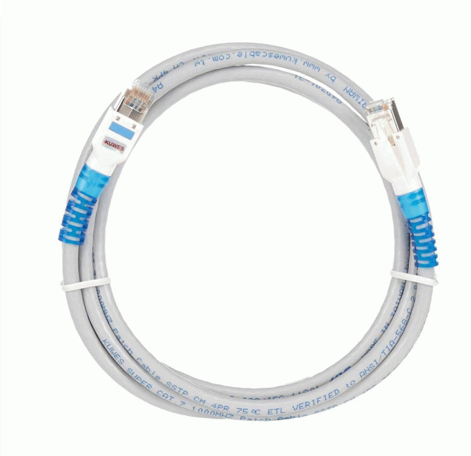 Kuwes Cat7 Ethernet Network Cable 5m CAT7 Gamers Point 8.000 