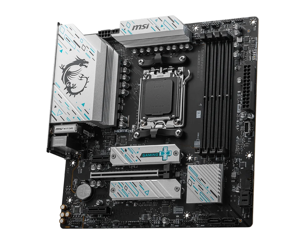 MSI B650M GAMING PLUS WIFI AMD AM5 Motherboard | DDR5 7200+MHz | Ryzen 7000 / 8000 - Gamers Point Bahrain