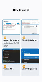 ICANING 1300Mbps Dual-Band USB 3.0 Wi-Fi Adapter (4 Antennas) | Bahrain - Gamers Point Bahrain