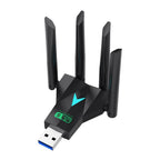 ICANING 1300Mbps Dual-Band USB 3.0 Wi-Fi Adapter (4 Antennas) | Bahrain - Gamers Point Bahrain