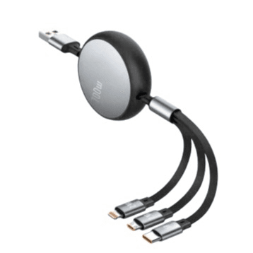 Sendem M20S 3 in 1 Fast Charge Data Cable 100W Gamers Point Accessory  Gamers Point