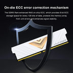 JUHOR RAM DDR5 16GB 5600MHz 6000MHz 4800MHz DIY Computer Gaming Desktop Memory - Gamers Point Bahrain