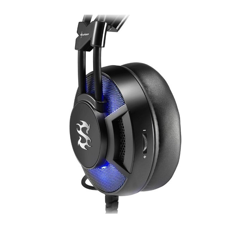 Sharkoon Skiller SGH2, Stereo Gaming Headset, LED Illuminated - Black-BAHRAIN-MP HEADSET Gamers Point 12.600 