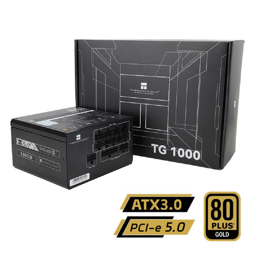 Thermalright 1000w Gold Modular Power Supply TR-TG1000 (ATX 3.0 PCI 5.0 12Pin GPU) Thermalright Psu  Gamers Point