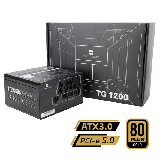 Thermalright 1200w Gold Modular Power Supply TR-TG1200 (ATX 3.0 PCI 5.0 12Pin GPU) Thermalright Psu  Gamers Point