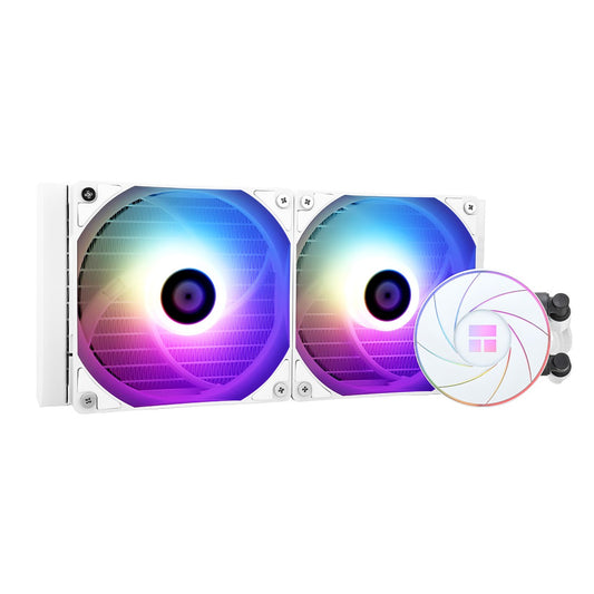 Thermalright AQUA ELITE 240 ARGB 240mm CPU Lequid Cooler White Thermalright Liqued Cooler  Gamers Point