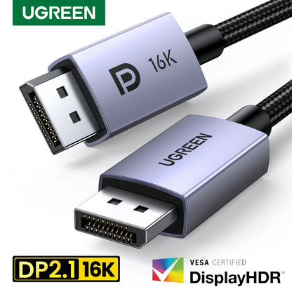 8k Displayport Cable | Displayport Macbook | Display Port Cable | Video Audio Cable - BAHRAIN best hdmi 4k cable Gamers Point 8.000 