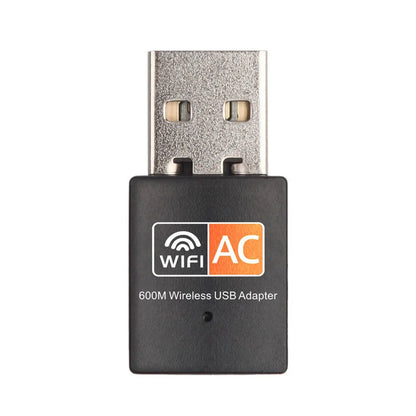 USB 600Mbps WiFi Adapter Wireless Ethernet Network Card AC Dual Band 2.4G / 5.G USB Wifi Dongle wifi Receiver 802.11ac - WIFI Gamers Point 7.000 